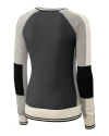 View image 4: Cutter & Buck Womens Stride Colorblock Sweater Charcoal Heather Mannequin Back