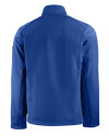 Los Angeles Chargers Cutter & Buck Evoke Softshell Recycled Full Zip Mens Jacket Tour Blue Mannequin Back Thumbnail Image