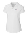 UTSA Roadrunners Cutter & Buck Forge Stretch Womens Short Sleeve Polo White Mannequin Thumbnail Image