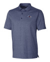 UTSA Roadrunners Cutter & Buck Forge Heathered Stretch Mens Polo Indigo Heather Mannequin Thumbnail Image