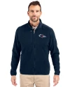 UTSA Roadrunners Cutter & Buck Cascade Eco Fleece Mens Full Zip Jacket Navy Blue Front Thumbnail Image