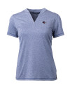 UTSA Roadrunners Cutter & Buck Forge Eco Heathered Stretch Womens Blade Top Indigo Heather Mannequin Thumbnail Image
