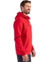New York Yankees Stars & Stripes Cutter & Buck Roam Epic Versatility Half Zip Recycled Mens Hooded Pullover Red Side Thumbnail Image