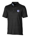 Saint Louis Billikens Cutter & Buck Pike Micro Floral Print Stretch Mens Polo Black Mannequin Thumbnail Image