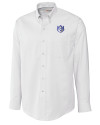 Saint Louis Billikens Cutter & Buck Epic Easy Care Nailshead Mens Long Sleeve Dress Shirt White Mannequin Thumbnail Image