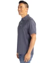 View image 2: Cutter & Buck Pike Recycled Symmetry Print Mens Big & Tall Polo Black/White Side
