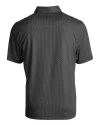 View image 4: Cutter & Buck Pike Recycled Symmetry Print Mens Big & Tall Polo Black/White Mannequin Back