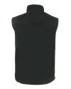 Mannequin back view of a Black Cutter & Buck Charter Eco Recycled Mens Full-Zip Vest Thumbnail Image