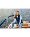 Cutter & Buck Charter Eco Recycled Full-Zip Womens Vest NVBU_LFS_HG 1 Thumbnail Image
