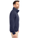 San Diego Padres Cooperstown Cutter & Buck Charter Eco Knit Recycled Big & Tall Full-Zip Jacket Navy Blue Side Thumbnail Image