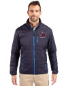 St. Louis Cardinals Cooperstown Cutter & Buck Rainier PrimaLoft® Mens Eco Insulated Full Zip Puffer Jacket Dark Navy Front Thumbnail Image