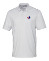 Montreal Expos Cooperstown Cutter & Buck Pike Double Dot Print Stretch Mens Polo White Mannequin Thumbnail Image