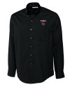 Louisville Cardinals Cutter & Buck Epic Easy Care Fine Twill Mens Big and Tall Dress Shirt Black Mannequin Thumbnail Image