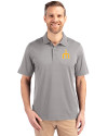 Seattle Mariners Cooperstown Cutter & Buck Forge Stretch Mens Big & Tall Polo Polished Medium Gray Front Thumbnail Image