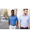 View image 3: Cutter & Buck Pike Polo Half Moon Geo Print Majestic Lifestyle 1