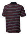 View image 4: Cutter & Buck Resolve Stripe Polo Black/Red Mannequin Back
