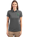 Athletics Cooperstown Cutter & Buck Advantage Eco Tri-Blend Pique Womens Polo Elemental Grey Front Thumbnail Image