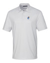 Kansas Jayhawks Alumni Cutter & Buck Pike Double Dot Print Stretch Mens Polo White Mannequin Thumbnail Image