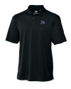 Tampa Bay Rays Cooperstown Cutter & Buck Genre Textured Solid Mens Polo Black Mannequin Thumbnail Image