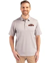 View image 7: San Francisco Giants Cooperstown Cutter & Buck Forge Heathered Stretch Mens Polo Polished Heather Front