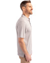 Washington Nationals Cooperstown Cutter & Buck Forge Heathered Stretch Mens Polo Polished Heather Side Thumbnail Image