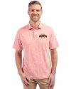 San Francisco Giants Cooperstown Cutter & Buck Virtue Eco Pique Botanical Print Recycled Mens Polo College Orange Front Thumbnail Image