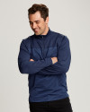 Cutter & Buck Traverse Stripe Stretch Quarter Zip Mens Big and Tall Pullover LYN PRO_HG 3 Thumbnail Image