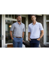 Cutter & Buck Forge Pencil Stripe Stretch Mens Big and Tall Polo WH_LFS_HG 7 Thumbnail Image