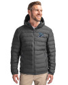 Tampa Bay Rays Cooperstown Cutter & Buck Mission Ridge Repreve® Eco Insulated Mens Puffer Jacket Elemental Grey Front Thumbnail Image