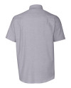 Chicago White Sox Cooperstown Cutter & Buck Stretch Oxford Mens Short Sleeve Dress Shirt Charcoal Mannequin Back Thumbnail Image