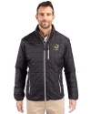 Missouri Tigers Alumni Cutter & Buck Rainier PrimaLoft®  Mens Big and Tall Eco Insulated Puffer Jacket Black Front Thumbnail Image