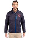 Washington Nationals Cooperstown Cutter & Buck Rainier PrimaLoft®  Mens Big and Tall Eco Insulated Puffer Jacket Dark Navy Front Thumbnail Image