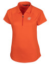 Oklahoma State Cowboys Alumni Cutter & Buck Forge Stretch Womens Short Sleeve Polo College Orange Mannequin Thumbnail Image