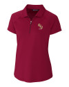 Florida State Seminoles Alumni Cutter & Buck Forge Stretch Womens Short Sleeve Polo Chutney Mannequin Thumbnail Image