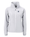 Penn State Nittany Lions Alumni Cutter & Buck Charter Eco Recycled Womens Full-Zip Jacket Polished Medium Gray Mannequin Thumbnail Image
