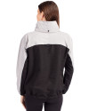 Pittsburgh Pirates Cooperstown Cutter & Buck Charter Eco Recycled Womens Anorak Jacket Black/Polished Back Thumbnail Image