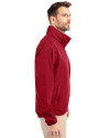 Boston Red Sox Cooperstown Cutter & Buck Charter Eco Recycled Mens Full-Zip Jacket Cardinal Red Side Thumbnail Image