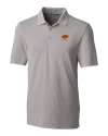 Oklahoma State Cowboys Alumni Cutter & Buck Forge Stretch Mens Big and Tall Polo Polished Medium Gray Mannequin Thumbnail Image