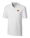 Oklahoma State Cowboys Alumni Cutter & Buck Forge Stretch Mens Big and Tall Polo White Mannequin Thumbnail Image