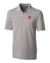Nebraska Cornhuskers Alumni Cutter & Buck Forge Stretch Mens Big and Tall Polo Polished Medium Gray Mannequin Thumbnail Image