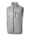 Penn State Nittany Lions Alumni Cutter & Buck Rainier PrimaLoft® Mens Big and Tall Eco Insulated Full Zip Puffer Vest Polished Medium Gray Mannequin Thumbnail Image