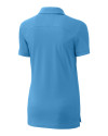North Carolina Tar Heels Alumni Cutter & Buck Advantage Eco Tri-Blend Pique Womens Polo Atlas Light Blue Mannequin Back Thumbnail Image