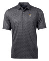 Missouri Tigers Alumni Cutter & Buck Pike Banner Print Stretch Mens Big & Tall Polo Black Mannequin Thumbnail Image
