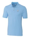 North Carolina Tar Heels Alumni Cutter & Buck Advantage Eco Tri-Blend Pique Mens Big and Tall Polo Atlas Light Blue Mannequin Thumbnail Image