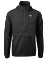 Louisville Cardinals College Vault Cutter & Buck Charter Eco Recycled Mens Anorak Jacket Black Mannequin Thumbnail Image