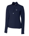 Penn State Nittany Lions Alumni Cutter & Buck Traverse Stretch Eco Quarter Zip Womens Pullover Liberty Navy Mannequin Thumbnail Image