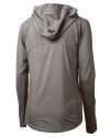 Missouri Tigers Alumni Cutter & Buck Adapt Eco Knit Hybrid Recycled Womens Full Zip Jacket Elemental Grey Mannequin Back Thumbnail Image