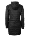 Cutter & Buck Rainier PrimaLoft®  Womens Eco Insulated Hooded Long Coat BL_MANNB_HG 1 Thumbnail Image
