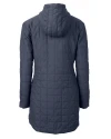 Cutter & Buck Rainier PrimaLoft®  Womens Eco Insulated Hooded Long Coat ANM_MANNB_HG 1 Thumbnail Image