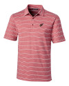 Arizona Cardinals Cutter & Buck Forge Epic Confidence Recycled Heathered Stripe Stretch Mens Polo Cardinal Red Mannequin Thumbnail Image